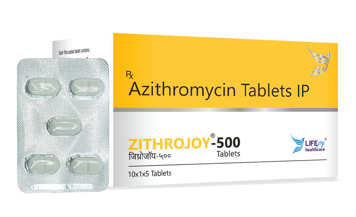 ZITHROJOY 500 Tablet 